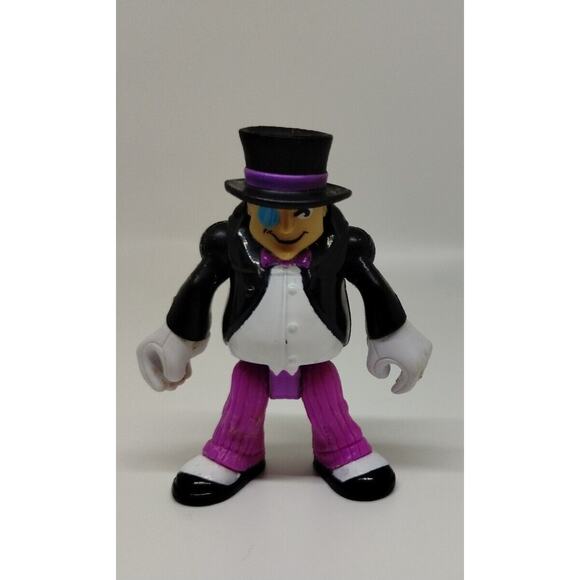 Imaginext DC Super Friends Batman Penguin Harley Quinn Bane Figures - Picture 8 of 9